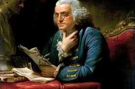Benjamin Franklin bringing about awareness through his 13 virtues