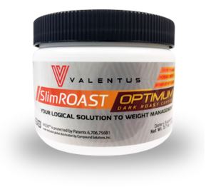 Tub of SlimRoast Optimum Coffee