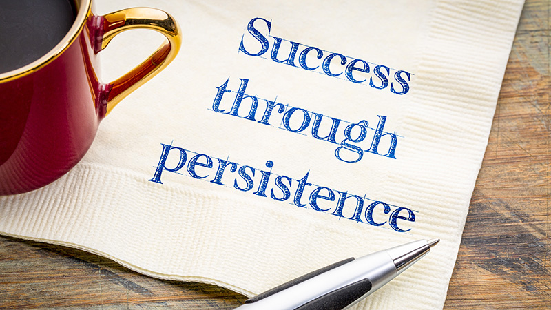 Success through persistence