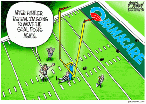 moving goal post
