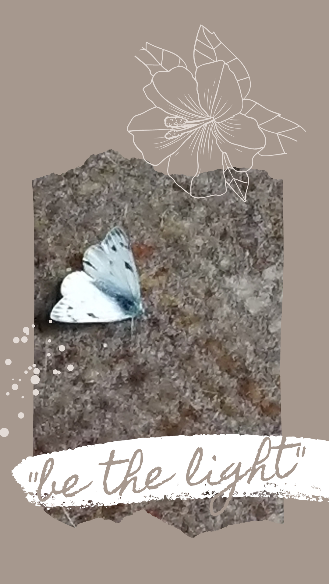 white butterfly, be the light, if you didn't have tomorrow, 