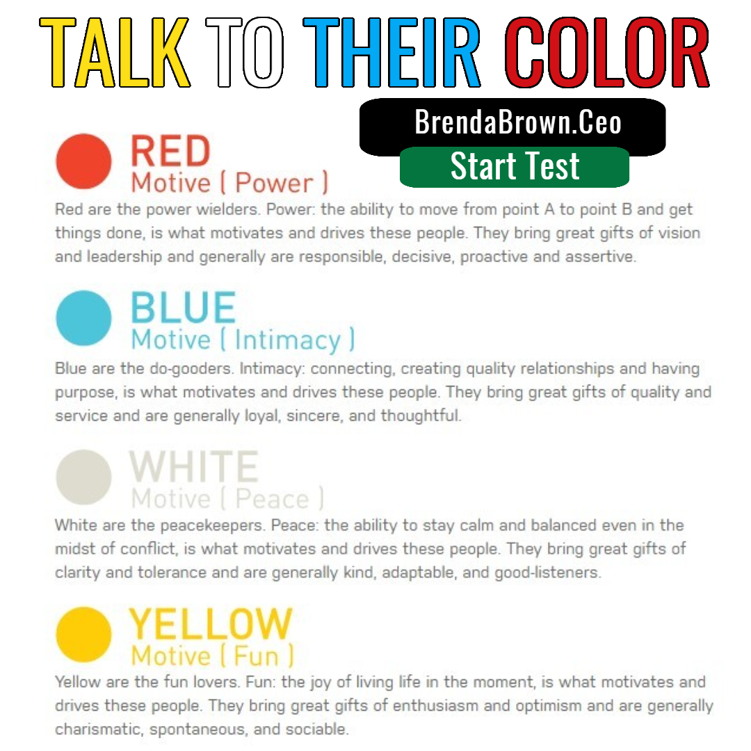 Talk to their color, color code