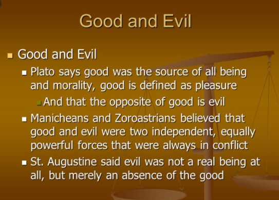 Good and Evil